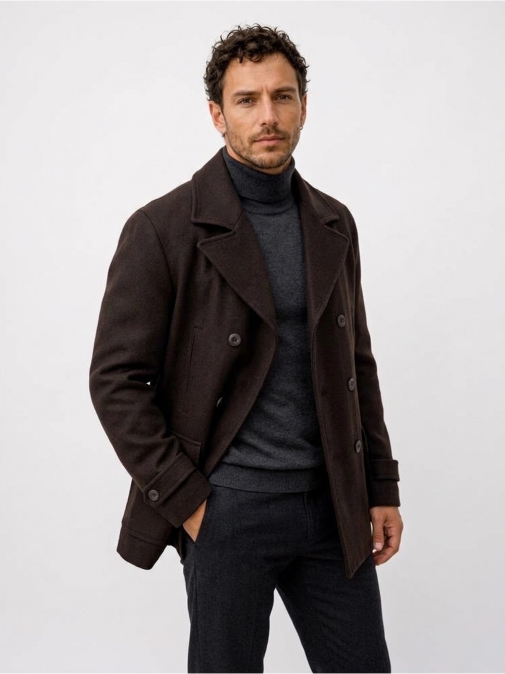 Urban Behavior men’s peacoat